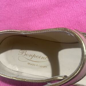 Bonpoint Women's Pink and Gold Flats